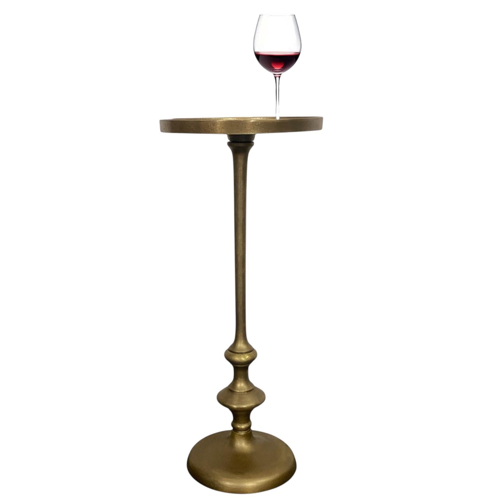 Handmade Brass Finish Aluminum Side Table | Modern Cocktail Table